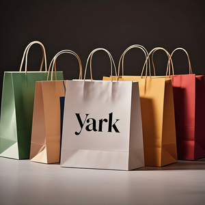 Sacs cadeaux en papier kraft biodégradable pour Noël, emballages d'achats écologiques imprimés sur mesure - Product Image 6
