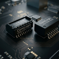 Transformateur Ethernet Gigabit Conforme RoHS à Double Port avec Filtre d'Isolation Magnétique pour Automatisation Industrielle