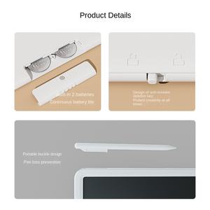 Tavolo da disegno LCD per bambini da 15 pollici grande schermo <span class=keywords><strong>lavagna</strong></span> per scrittura a mano <span class=keywords><strong>cancellabile</strong></span> per gli occhi neri memory pad piccola <span class=keywords><strong>lavagna</strong></span> - Product Image 2