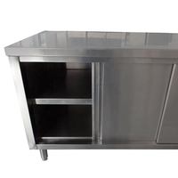 Cabinet industriel de Tableau de travail d'acier inoxydable d'assemblage pour l'approvisionnement commercial de restauration d'hôtels et de restaurants