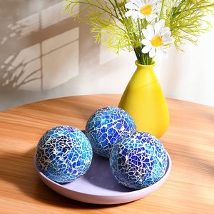 ลูกบอลโมเสคโพลีโฟมสีเงินสำหรับตกแต่งสวน - Product Image 6