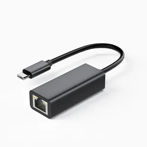 USB C Type-C (Thunderbolt 3) 至100 Mbps铝制适配器usb网络电力线适配器type c以太网