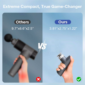 A8230 Nuovi Prodotti Idea 2025 Pistola Massaggiante Intelligente Personalizzabile all'Ingrosso, Corsa 4mm, Motore Brushless a 4 Velocità, 680mAh, 2 Testine Massaggianti - Product Image 6