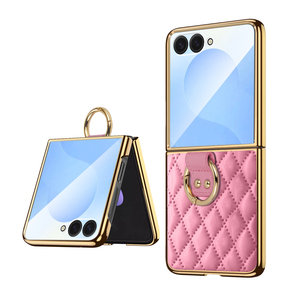 Funda para <span class=keywords><strong>Samsung</strong></span> <span class=keywords><strong>Galaxy</strong></span> Z Flip 7, Funda Protectora Plegable de Lujo con Anillo para Teléfono Móvil <span class=keywords><strong>Samsung</strong></span> <span class=keywords><strong>Galaxy</strong></span> Z Flip 7 - Product Image 4