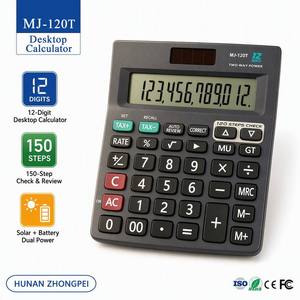<span class=keywords><strong>Calculadora</strong></span> MJ-120T <span class=keywords><strong>de</strong></span> 12 Dígitos con Pantalla Grande, Doble Alimentación Solar y por Batería, 100 Pasos, Cálculo <span class=keywords><strong>de</strong></span> Impuestos, para Oficina y Negocios - Product Image 1