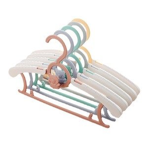 Porte-vêtements extensible en plastique pour enfants et bébés, séchoir à linge multifonctionnel pour bébés, forme rectangulaire, sur pied - Product Image 5