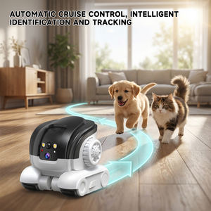 Kamera Robot Hewan Peliharaan Modern Nirkabel <span class=keywords><strong>ABS</strong></span> Panggilan Suara Definisi Tinggi Penglihatan Malam Baterai Besar 5200mAh Laser Hiburan Kucing Anjing - Product Image 4