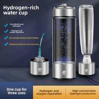 Gobelet à eau enrichi en hydrogène, directement de l'usine, fonction de séparation hydrogène-oxygène, verre borosilicate, capacité de 450 ml, promotions de vente