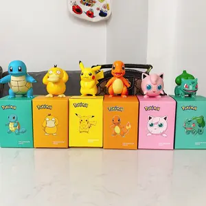 6 Stil stehen Pokemoned Figuren Ornamente Sternen traum Blind Box Pokemoned Toys