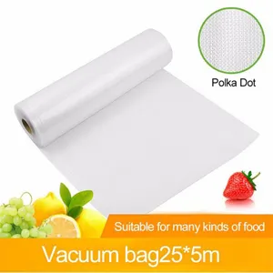15/20 सेमी * 500 सेमी रसोई खाद्य वैक्यूम बैग वैक्यूम सीलर के लिए भंडारण बैग ताजा रखने वाले खाद्य सेवर भंडारण बैग पैकेजिंग रोल