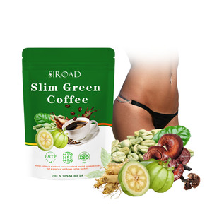 Саше для похудения собственной торговой марки, волшебный тонкий зеленый кофе с <span class=keywords><strong>Ganoderma</strong></span> и Garcinia Cambogia, упаковка коробки - Product Image 1