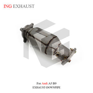 Tubo de escape ING para AUDI <span class=keywords><strong>A5</strong></span> B9 Precursor de dos puertas/cuatro puertas/4WD 2017 + 2,0 T con escudo térmico catalítico pieza de rendimiento automático - Product Image 3