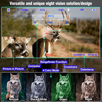Jumelles de vision nocturne pour l'observation des animaux, numériques HNVG08F, vidéo 2560x1440, zoom optique 5x, zoom numérique 6x, montées sur la tête