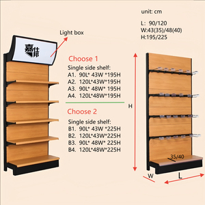 Black Gondola Shelving Supermarket <strong>Shelves</strong> Display Rack Retail <strong>Shelves</strong> For Retail Store Shop