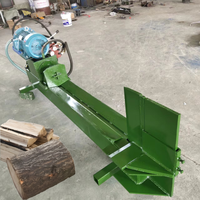 Fendeuse de bûches électrique triphasée certifiée CE, 10 tonnes, 5,5 kW, 380 V, haute qualité, efficace, pour usage intérieur/atelier, machinerie forestière 1