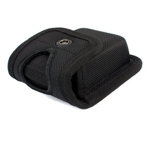 Small Security Belt Pouches Tactical Black Nylon Belt <b>Holster</b> Duty Double Magazine Pouch - Product Image 4