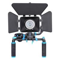 YELANGU D206 DSLR Kit de montage sur l'épaule de caméra portable + mise au point par suivi + boîte mate + accessoire c-arm pour tous les DSLR