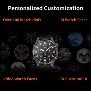 Nouvelle montre intelligente tendance avec écran AMOLED de 1,43 pouce, suivi de la forme physique, répondre aux appels, étanche à 3 ATM - Product Image 3