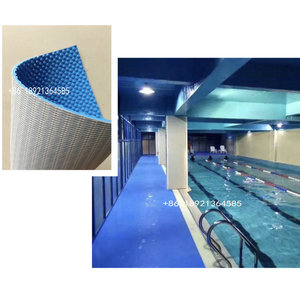 PVC Wet Zone Matting Chức Năng Nước Khu Vực Hồ Bơi Locker Phòng Sàn Mat Với Bề Mặt Không Đồng Đều Không Trượt Trong CuộN - Product Image 6