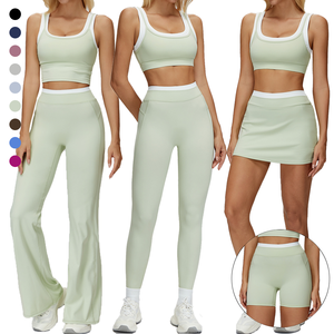 Pantaloni Yoga Casual, Shorts Sportivi, Top Canotta, Gonna Bianca da Palestra, Reggiseno Premium per Donna, Leggings a Zampa Oner Active, Abbigliamento Sportivo - Product Image 1