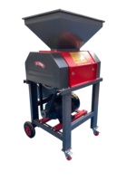 Nouvelle machine à casser les grains en acier inoxydable, à moteur essence, pour le broyage du maïs et du malt, destinée à l'alimentation du bétail, capacité de 6 tonnes par heure