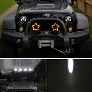 Faro LED de 7 ", el último anillo de estrella de 40W, faro LED de forma redonda para camión todoterreno, faro LED de 7 pulgadas y 12V para motocicleta Jeeps - Product Image 6