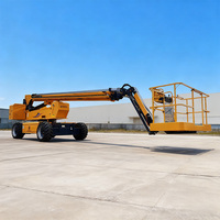 Nouvelle plateforme de travail en hauteur à flèche articulée autopropulsée avec nivellement laser 360°, moteur diesel et transmission automatique