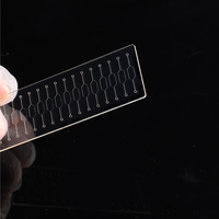 Chip Microfluídico de Vidrio/Acrílico Mecanizado por CNC Personalizado por el Fabricante, Laboratorio en Chip, Generación de Gotas, PCR Digital, Biochip