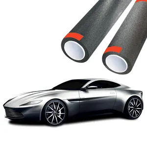 Envoltura de coche gris bronce metálico brillante cambio de color personalizado de alta calidad envoltura de vinilo de cuerpo completo para coche