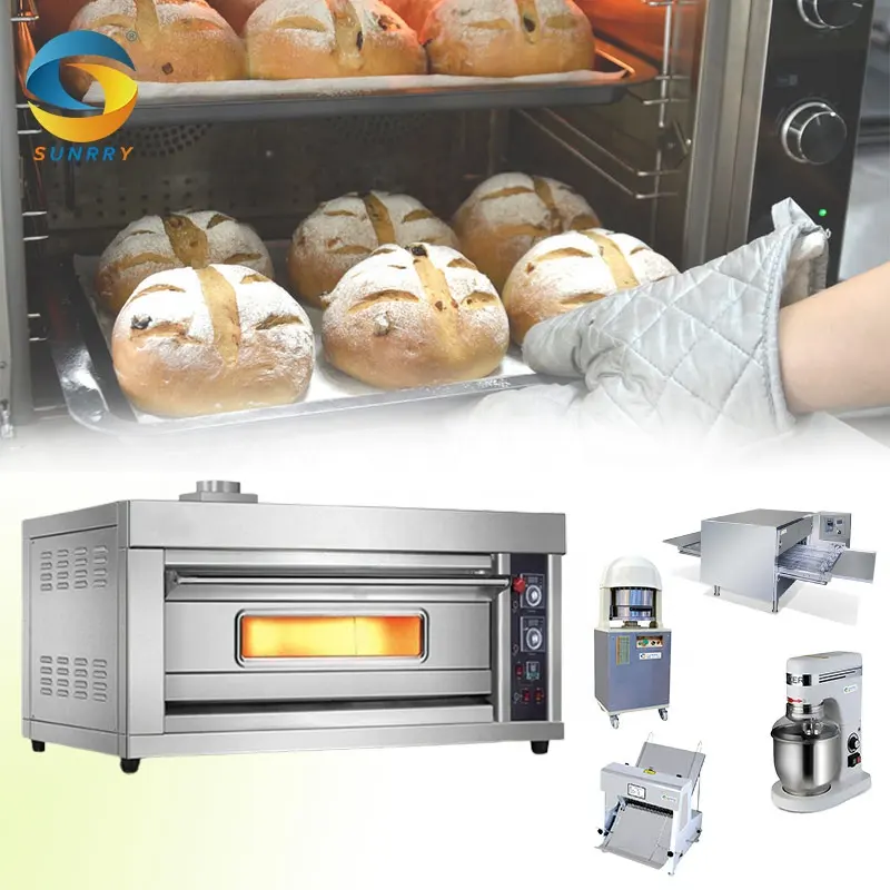 ماكينة كعك كبيرة حاوية حرارية عالية 4 معدات فرن خبز تجاري مطعم معدات فرن خبز تجاري مطعم