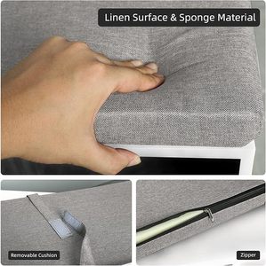 Moderno Armadio Portascarpe in Legno con 10 Scomparti, <span class=keywords><strong>Panca</strong></span> con Seduta, Ripiani Regolabili, Resistente ed Ecologico per Soggiorno e Ingresso - Product Image 5