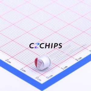 Condensador Sólido SPZ1AM221E05O00R, Componente de Orificio Pasante (THT), D6.3xL5mm 220uF 20% 10V 2.8A100kHz - Product Image 2