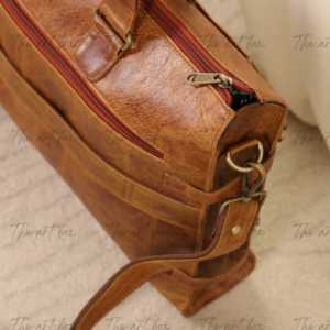 Full Grain Genuine Leather Briefcases Handcrafted Leather <b>Laptop</b> BagS for Men Custom Design Buffalo Leather Bags at Lowest Price - Product Image 2