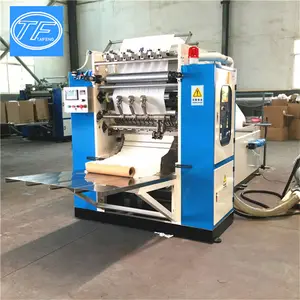 Tek kullanımlık pişirme kağıt yapma makinesi fabrika fiyatı parşömen kağıdı katlama makinesi V kat pişirme doku makinesi