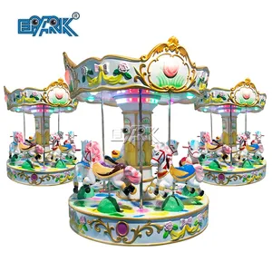 EPARK-máquina de juego que funciona con monedas, equipo de parque de atracciones, Carrusel de 6 asientos para niños