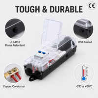 Boîtier de distribution d'énergie pour lampadaire extérieur M696, boîte de jonction électrique étanche IP54 avec terminal à fusible et conducteur en cuivre