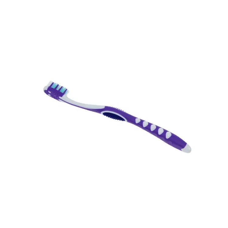 2024 Populaire Tandenborstel Voor Hoogwaardige Kauwgommassagetandenborstel Voor Volwassenen Met Zachte Rubberen Borstelharen