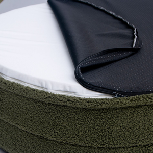 Hot Sale Luxus runde Form Solid Pattern Boucle Material Komfortables, langlebiges, wasch bares, ortho pä disches Katzen bett - Product Image 4