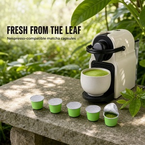 Cápsulas de Matcha OEM Profesionales Compatibles con Máquinas Nespresso Originales, Dosis Individual, Admite Logotipo Personalizado - Product Image 3