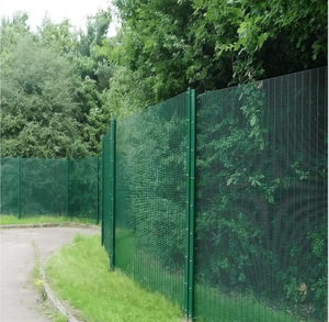 سياج أمان عالي الأمان من الشبك الملحوم المجلفن، لوحة سياج معدنية من الحديد والفولاذ <span class=keywords><strong>358</strong></span> مضادة للتسلق للمطارات والسجون والحدود - Product Image 6