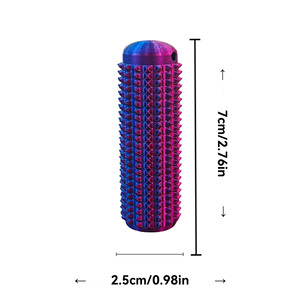 Porte-clés 3D imprimé Spiky Grippie Stim, portable et fait main - Product Image 4