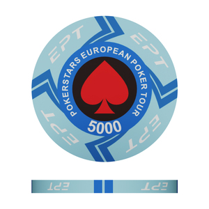 Jetons de poker en céramique de luxe de haute qualité pour Texas Hold'em EPT, 10g 39mm, vente directe d'usine en gros - Product Image 5