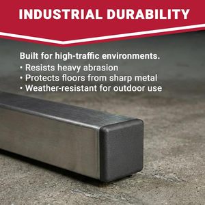Embout <span class=keywords><strong>carré</strong></span> en plastique moulé par injection <span class=keywords><strong>40x40</strong></span> pour <span class=keywords><strong>tube</strong></span> en acier industriel - Product Image 2