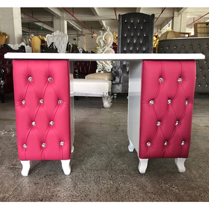 <span class=keywords><strong>Mesa</strong></span> de Manicura de Diseño Popular de Estilo Europeo del Norte en Color Rosa Bebé, Producto de Venta al por Mayor, Apta <span class=keywords><strong>para</strong></span> Salón de <span class=keywords><strong>Uñas</strong></span>, con Buen Precio y Alta Calidad - Product Image 3