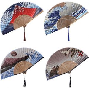 Abanicos Plegables de Madera con Diseño Artístico y Temática de Amor, Exquisitamente Tallados a Mano, Impresos Personalizados, Hechos con Material Plástico Resistente - Product Image 1