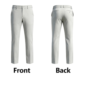 Men's Golf Pants Straight Office 29"/31"/33" Inseam Stretch Quick Dry Customized Logo Colored Pleat Casual <strong>Work</strong> Dress <strong>Trainers</strong> - Product Image 6