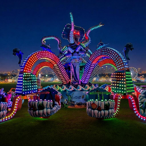 Manège de fête foraine Thème Fabricant : Grand Poulpe Rotatif pour Parc d'Attractions à Vendre - Product Image 1