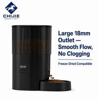 Distributeur automatique de nourriture pour animaux de compagnie, double bol, intelligent, WiFi, Bluetooth, alimenté par batterie, transparent, étanche, en PP, 7L, anti-blocage, pour chats