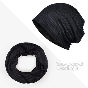 Thoáng khí mỏng Skull lưới Beanie cho nam giới rắn màu ngoài trời du lịch đi xe đạp & leo núi mũ thể thao giản dị bảo hiểm Rủi Ro cap - Product Image 3