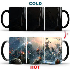 Fabrika renk değiştirme Viking Wars Warfare kupalar seramik sıcak su yüceltme fincan isı duyarlı yıldız tanrı savaş kahve kupa - Product Image 4